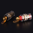 2X Amplifier Speaker  Terminal Binding Post Connector For 4mm Banana Plug OZ