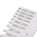 1Pc wire gauge thickness measuring tool wire/sheet metal gage measurement plate-