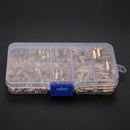 300Pcs M3 Brass Hex Column Standoff Support Spacer Screw Nut Assortment Kit