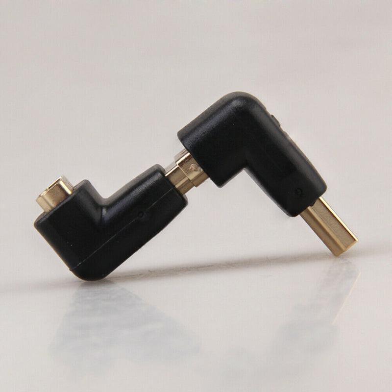 90 Degree + 270 Degree HDMI Male to Female Right Angle Adapter Connector