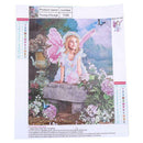 DIY Diamond Painting Cross Stitch Angle Girl In Flowers Diamond Embroidery