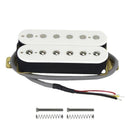 Electric Guitar Humbucker Pickups Neck Alnico V Pickup White A8F8