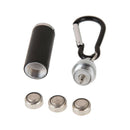 BlackUseful Retracted Mini Pocket Carabina Torch LED Light Flashlight Lamp  A