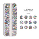 Two Box Nail Paillettes Foil Flakes Nails Eyes Make up Art Decals Glitter