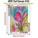 Flower 5D DIY Full Round Drill Diamond Painting Embroidery Kit Craft (B884)