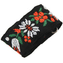 Womens Bohemia Embroidery Choker Flower Simple Choker Necklace Colour: blac