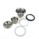 35mm Stainless Steel Strainer Basket Kitchen Sink Basin Drain Waste Filter