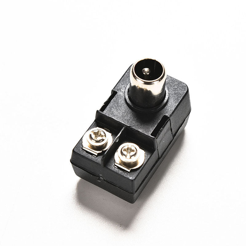 75 300ohm IEC TV PAL Male Adapter Connector Antenna Match Transformer Balun