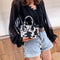 Women Handbag Animal Pattern PU Shoulder Portable Messenger Bag (White)
