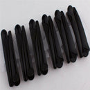 12 Pcs Women Fashion Black Plastic Single Prong DIY Hairstyle Hair Clip ME