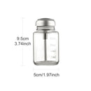 2 Pcs 80ML Push Down Pump Dispenser Bottles for Professional Soak Off Gel Polish