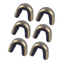 6x Archery Bow Strings Buckle Clip Copper for Compound and Recurve Bow