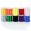 10 Rolls mixed cord in Nylon of colour beads chain of thread for the craft  H1A8