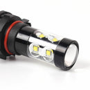 2x 6000K 5202 H16 Super White 50W High Power LED Fog Light Driving Bulbs DRL