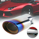 Universal Stainless Steel Car Rear Round Exhaust Pipe Tail Muffler Tip