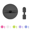 Silicone Cradle Stand & Cap Keeper Holder For iPad Pro Pencil Gray