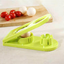 Egg Slicer Cutter Fruit Garnish Easy Clean Stainless Steel Kitchen Separator Bj