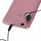 Earphone Universal 3.5mm Single Side Earphone Black Wire Headset For Smart Phone