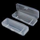 2pcs Universal Handle Shaver Storage Box Full Transparent Plastic Case Razor Bj