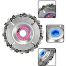 4'' Angle Grinder Disc 22 Tooth Chain Saw Cutting Chain Plate Carving Tool