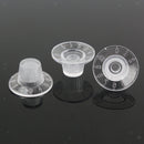 1 Volume 2 Doorbell Transparent Plastic Doorbells Button Parts Guitar