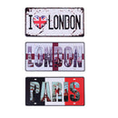 3pcs Tin Metal Sign Plaque Bar Pub Wall Decor Poster Home Club