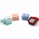4pcs 4 x 4 cm High Quality Jewelry Organizer Box Rings Storage Box Small Gi U7P3
