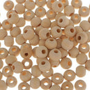 1 pack 20 natural round DIY wooden beads - 10 mm Z9Z5