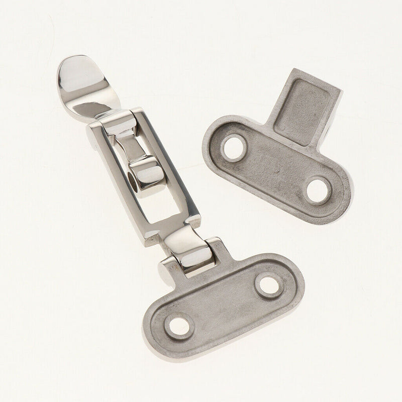 Anti-Rattle Lockable Hold Down Clamp Latch Marine High Polished Stainless Steel