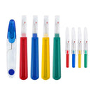 9 in 1 Thread Cutter Seam Ripper Stitch Unpicker with Plastic Scissors Kit A