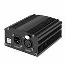 Portable 1 Channel 48V USB Phantom Power USB Cable XLR 3Pin Microphone Cable
