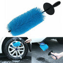 Car Washing Tool Auto Car Tire Brush Rim Cleaning Brush Wheel Brush Blue Clean%o