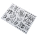 happy birthday transparent clear silicone stamp for diy scrapbooking photo deco`