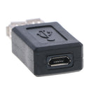 1Pc USB 2.0 A female to micro USB 5 pin female data adapter convertor  Z