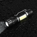 Skywolfeye Portable 4 Modes COB LED Zoom Focus Torch Light Lamp Lantern