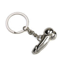 Funny Novelty Men Metal Car Key Chain Ring Keyring Keychain Keyfob DIY Gift