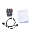 4 Pin PWM Fan HUB Splitter Chassis Four Cooler Fan Temperature Controller Board