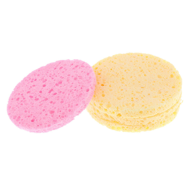 10PCS Natural Sponge Deep Cleansing Puff Beauty Makeup Remove Face Wash Pad
