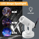 LED Stage Spotlight Beam Lamp Disco Bar KTV Club Party Spot Light (White) A