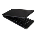 Sized Mini Foldable Bluetooth Keyboard for Tablet Smartphone (Black)