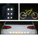 9Pcs Car Motorcycle Truck Reflective Stickers Creative Tape Safety Warning Q5C1