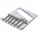 Tele Style Single Coil Guitar Bridge with 6 Barrel Saddles for Telecaster