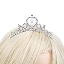 Crystal Tiara Hairband Kid Girl Bridal Princess Prom Crown Headband Hair Jewe Gw