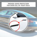 Carbon Fiber Car Exterior Door Handle Cover Scratch Protector for Tesla Mod J5L2