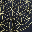 Altar Tarot Cloth, The Flower of Life Crystal Lattice Astrology Tarot Cards