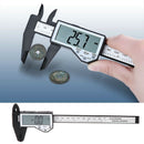 Digital Caliper Waterproof IP54 LCD Large Screen Carbon Fiber Vernier 0-150mm 6"