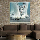 Tiger Painting 5D Diamond DIY Embroidery Cross Stitch Kit Home Gift Decor