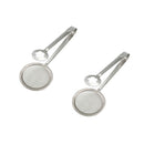 Creative Stainless Spoon With Clip Food Kitchen Oil-Frying BBQ Filter 2pcs