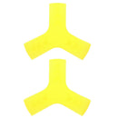 1 Pair Swimming Snorkeling Scuba Diving Fin Keepers Grippers Straps M yellow