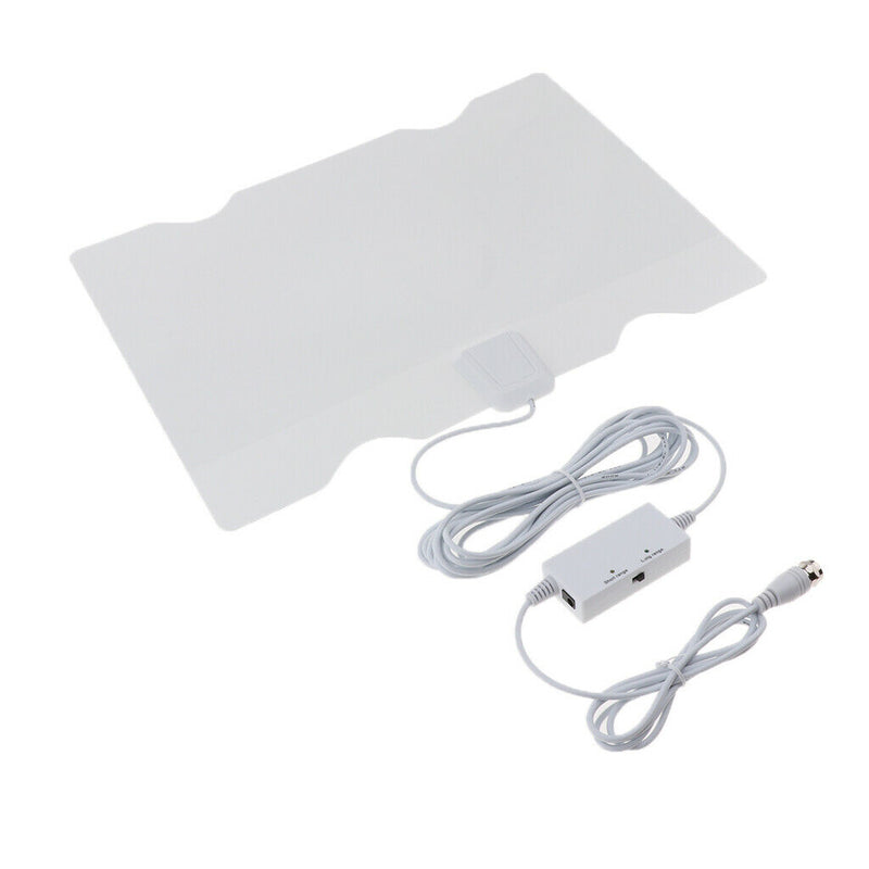 Indoor Digital HDTV TV Antenna Aerial Amplified 80Miles Range